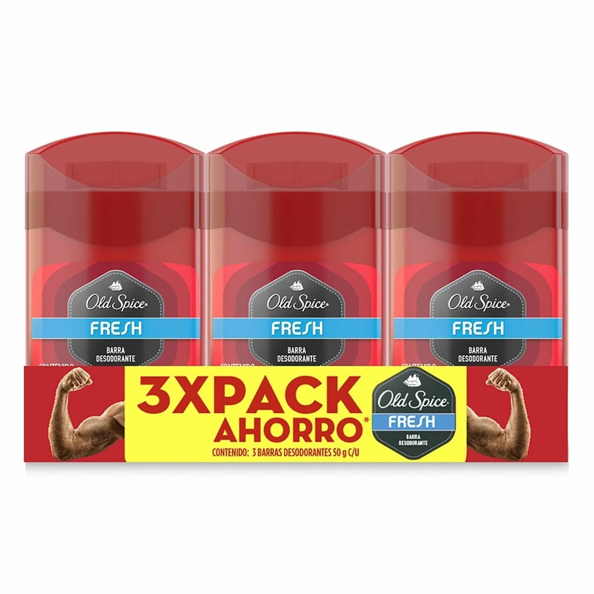 Old spice barra pack x3 50g - Fresh